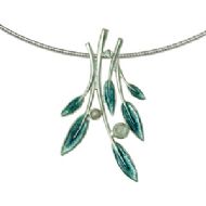 SHEILA FLEET ROWAN NECKLACE - SAGE
